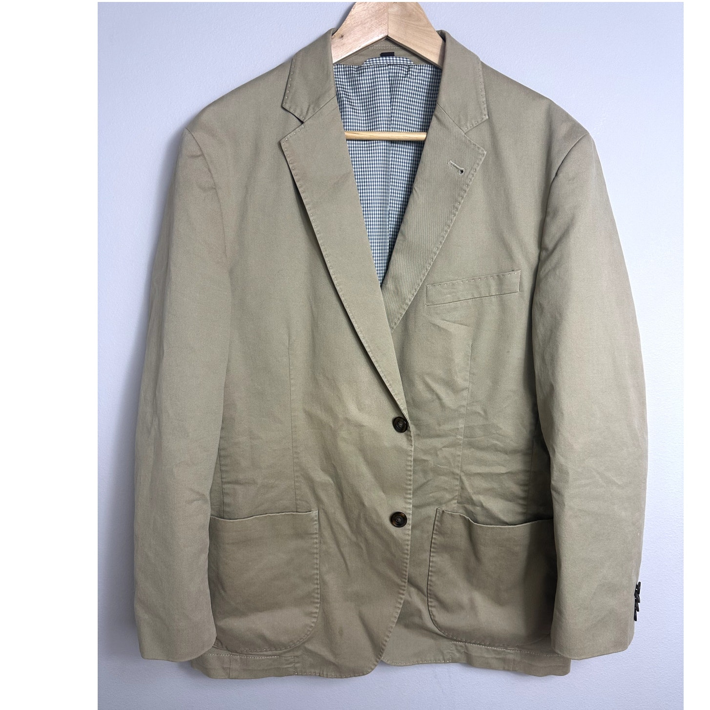 Patrick James Beige Sport Coat Size 40r